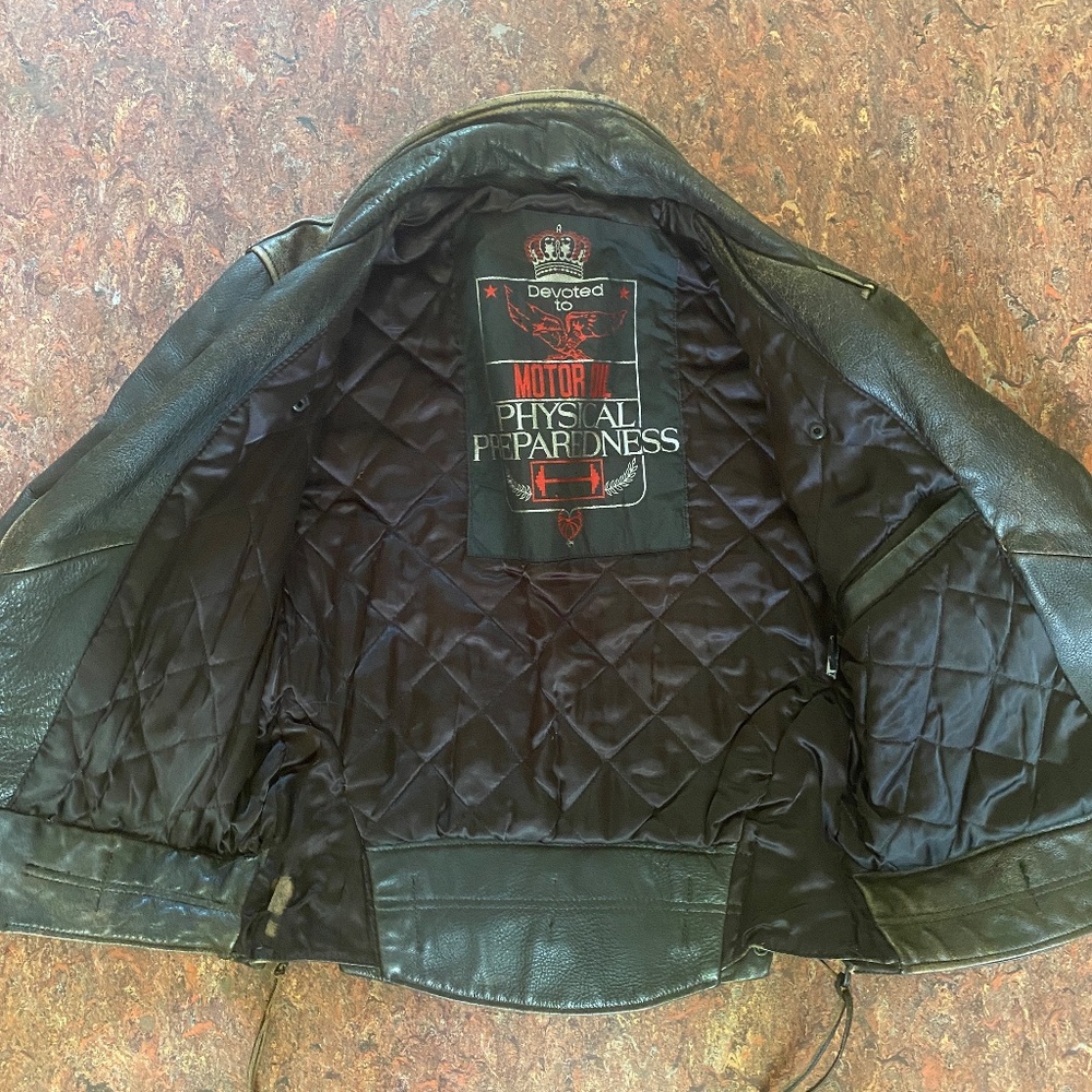 Distressed Motorcycle Jacket - Picture 8 of 16
